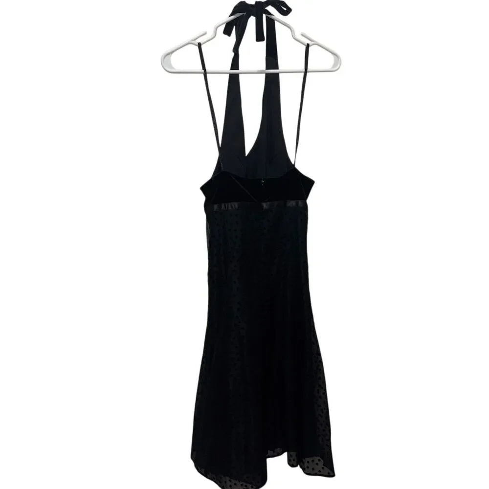 Jessica Howard NWT Black Halterneck Mini‎ Dress Size 10 Party Cocktail